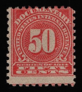 #R215 50c Documentary, Mint OG H [1] **ANY 5=FREE SHIPPING**