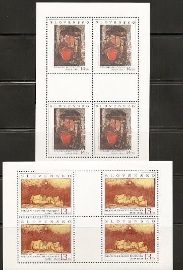 Slovakia 340-1 1999 Art m/s NH