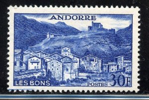 Andorra,  French # 136, Mint Never Hinge