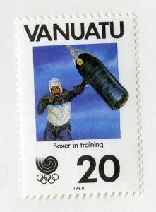 VANUATU 480 MNH BIN $0.50 OLYMPIC BOXING