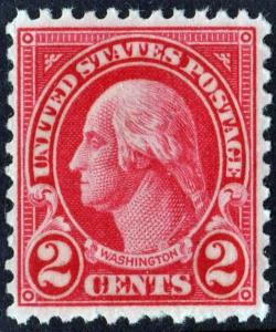 SC#634 2¢ Washington Single (1927) MNH