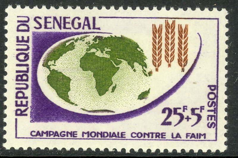 SENEGAL 1963 FAO Freedom From Hunger Semi Postal Sc B17 MNH