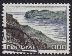 Faroe Islands - 1975 - Scott #17 - used - Landscape