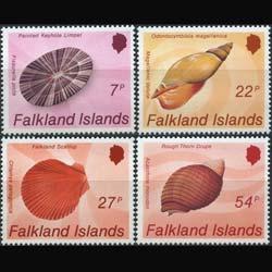 FALKLAND IS. 1986 - Scott# 437-40 Seashells Set of 4 NH