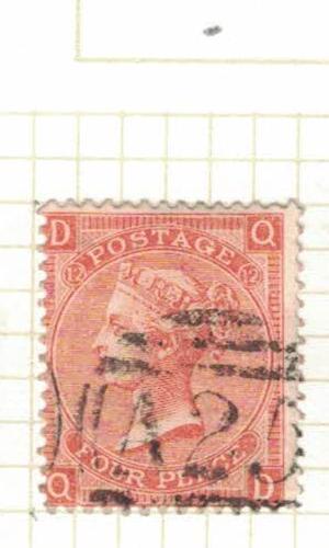 Malta GB Used Abroad SG Z49 Plate 12 Item One VFU (14drv)