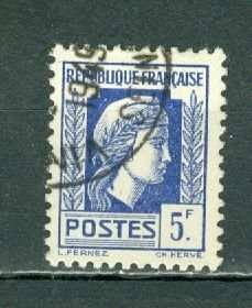 FRANCE 1944 MARIANNE #492  USED