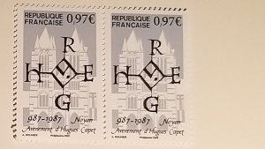 France 1987 Millennium of the hugues capet(special issue 2020 in€)
