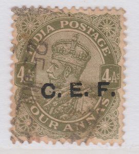 India C. E. F. China Expeditionary Force King Gerge V 1922 4a Used A28P33F29131-