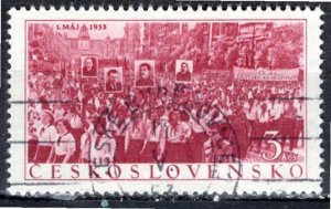 Czechoslovakia; 1953: Sc. # 591: Used Single Stamp