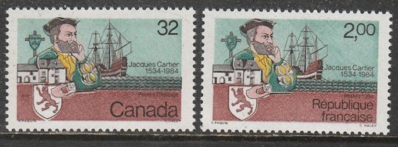 Canada   1011 + 1923 France    (N**)    1984