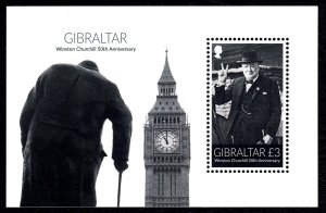 Gibraltar 2015 Winston Churchill Mint MNH Miniature Sheet SC 1508