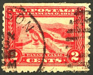 U.S. #402 USED CREASES ON REVERSE