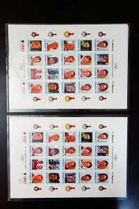 Austria 2006 Olympics Lot of 10 Stamp Sheets XF OG NH Catalog Value $240.00