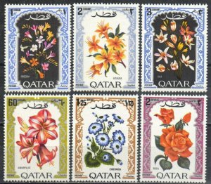 Qatar Stamp 214-219  - Flowers