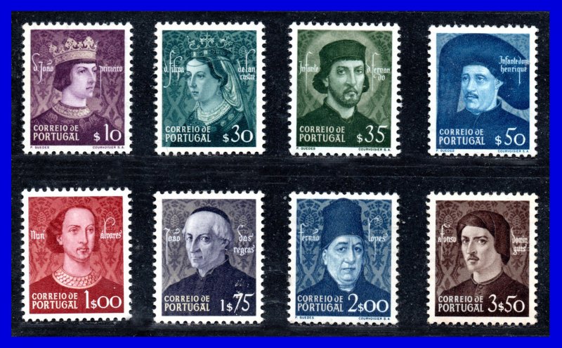 1949 - Portugal - Scott n 694 - 701 - MNH - PO- 18 - 02