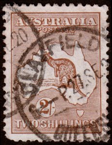 Australia Scott 52, Brown (1916) Used F, CV $15.00 M