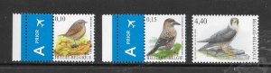 BIRDS - BELGIUM #2278-80 MNH