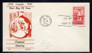 Canada #363 Chemical Industry FDC H & E Cachet c430
