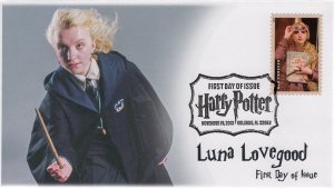AO-4838-2, 2013, Harry Potter, FDC, Add-on Cachet, Pictorial Postmark, Luna Love
