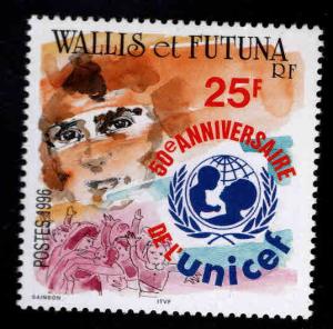 Wallis and Futuna Islands Scott 487 MNH**  Unicef stamp 1996