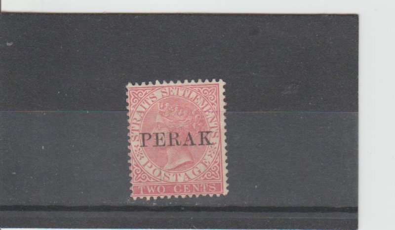 Perak  Scott#  6  MH  (1883 Overprinted)