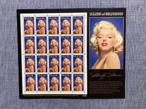 US 2697 Legends of Hollywood Sheet of MARILYN MONROE