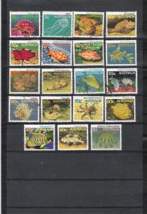 Australia  Scott# 902-920  Used (Fish)