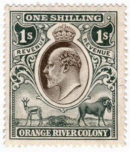 (I.B) Orange River Colony Revenue : Duty Stamp 1/- 