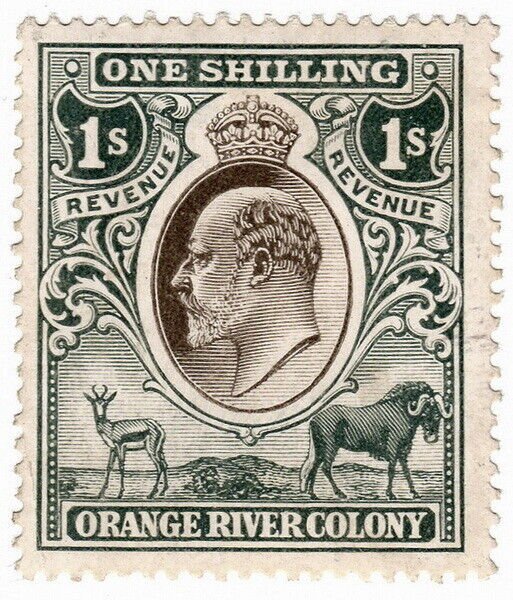 (I.B) Orange River Colony Revenue : Duty Stamp 1/-