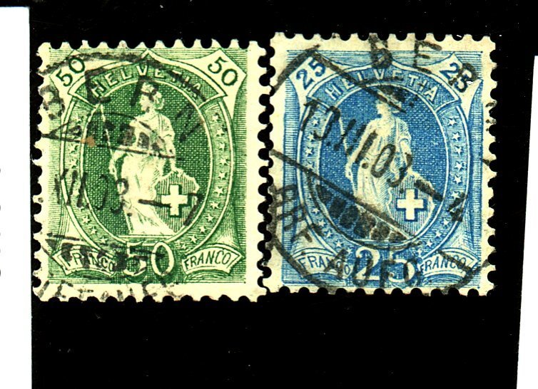 SWITZERLAND 106 109 USED FVF Cat $32