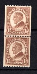 Scott 605 MNH Line Pair