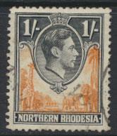 Northern Rhodesia  SG 40  SC# 40 Used  see detail and scan