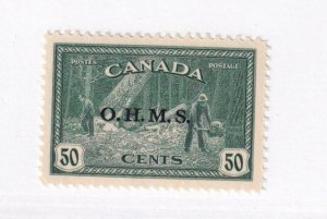 CANADA BACK OF THE BOOK # 09 VF-MNH OHMS LUMBERING CAT VALUE $330