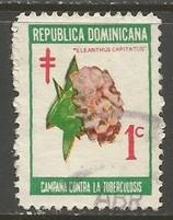 Dominican Republic RA49 VFU FLOWER Z668-4