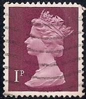 Great Britain #623 1P Queen Elizabeth 2, Stamp used VF