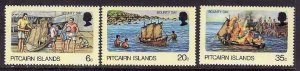 Pitcairn Is.-Sc#174-6- id8- unused NH set-Bounty Day-1978-
