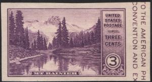 SC#770a 3¢ Mt. Ranier Single (1935) NGAI/Hinged