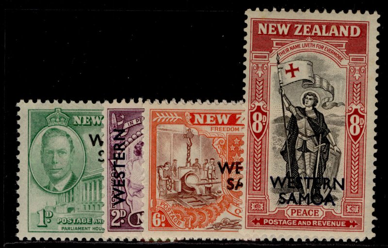 SAMOA GVI SG215-218, complete set, M MINT.