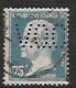 France #192. Pasteur.   used Perfin