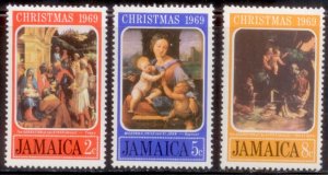 Jamaica 1969 SC# 292-4 Christmas MNH-OG E28