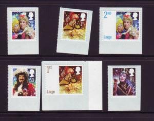 Great Britain Sc 2608-13 2008 Christmas stamp set mint NH