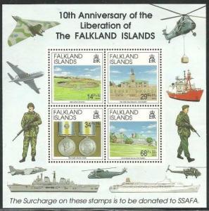 Falkland Islands #B5a MNH Souvenir Sheet Liberation