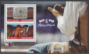 Canada #2546 mint SS, Calgary Stampede, issued 2012