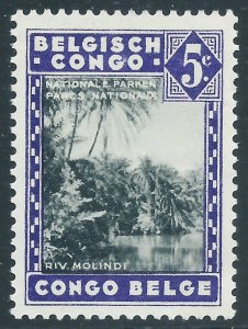 Belgian Congo, Sc #166, 5c MNH