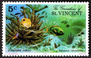 1976,     Grenadines of St. Vincent, 5c, MNH, Sc 77