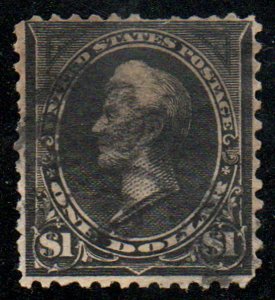 US #261 SCV $350.00 F-VF, target cancel, rich color!