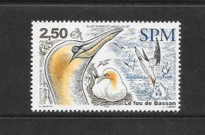 BIRDS - ST PIERRE #C78  SOLAN GOOSE MNH