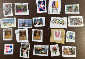 USA USED 20 different  postally used from  *2020* with better