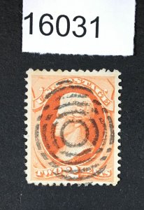 MOMEN: US STAMPS # 183 VF+ FANCY CANCEL USED LOT #16031