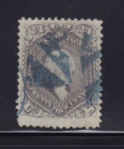 78b Blue cancel VF-XF used neat cancel with nice color cv $ 470 ! see pic !